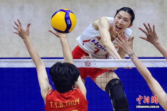 2026女排亚锦标赛1/4决赛：中国女排挺进四强