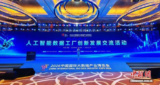 人工智能数据工厂创新发展交流活动29日在贵阳举行。中新网记者 张伟 摄