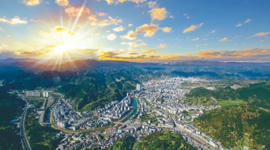 台江县城全景