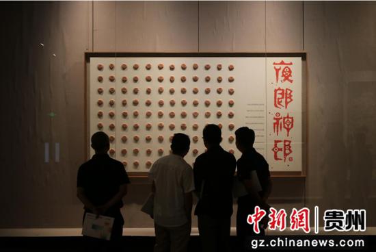 展览现场。