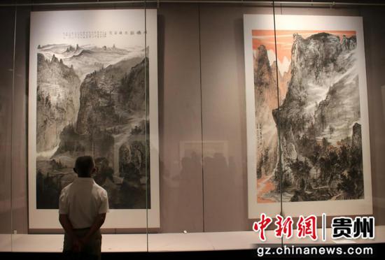 展览现场。