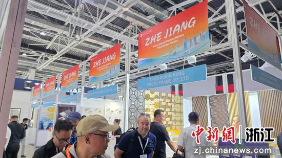 2026浙江国际贸易（哈萨克斯坦）展览会现场。主办方&nbsp;供图