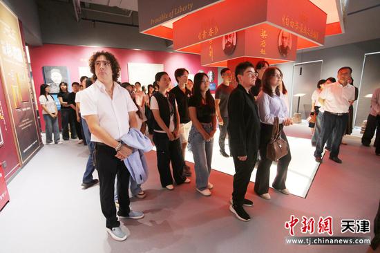 图为活动现场。（天津外国语大学供图）