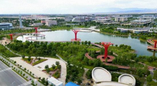 新星市城区一隅。