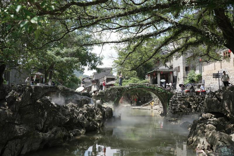 静谧的黄姚古镇。梁永艺 摄 静谧的黄姚古镇。梁永艺 摄