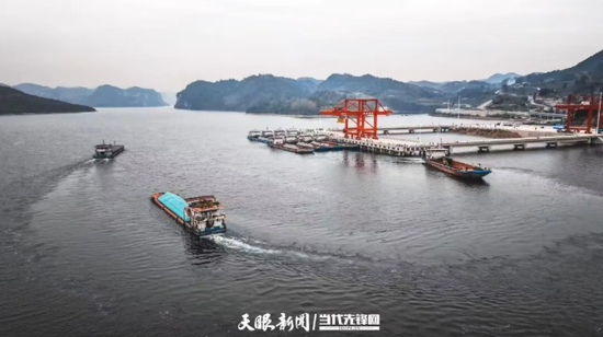 2025年贵州首个自动化码头——瓮安港云中港区正式开港。廖迅 摄