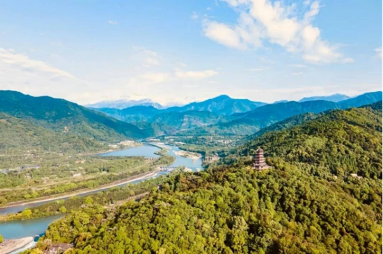 都江堰景区。