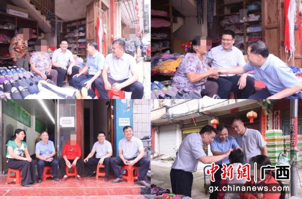 专家上门家访。隆文斌 摄 专家上门家访。隆文斌 摄