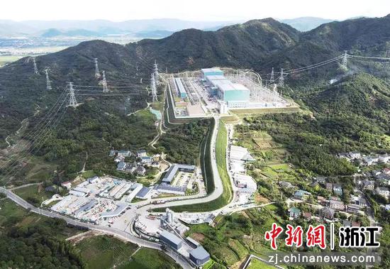 甘肃—浙江±800千伏特高压直流输电工程越州换流站。(资料图)绍兴电网 供图 甘肃—浙江±800千伏特高压直流输电工程越州换流站。(资料图)绍兴电网 供图