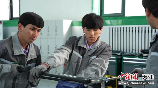 图为活动现场。（天津城市建设管理职业技术学院供图）
