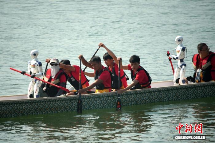 人工智能贯穿梧州首届“两湾联动 向海图强”龙舟邀请赛