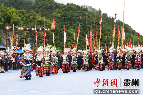 剑河县太拥镇昂英村开渔节活动现场。剑河县融媒体中心 供图 剑河县太拥镇昂英村开渔节活动现场。剑河县融媒体中心 供图