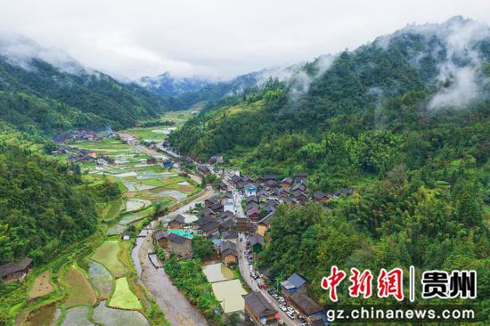 剑河县太拥镇昂英村。剑河县融媒体中心 供图 剑河县太拥镇昂英村。剑河县融媒体中心 供图
