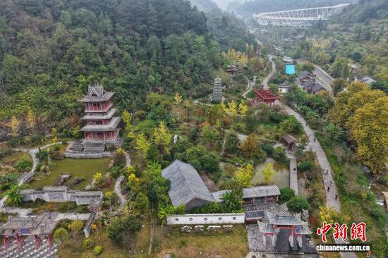 贵州都匀：绿博园秋景宜人