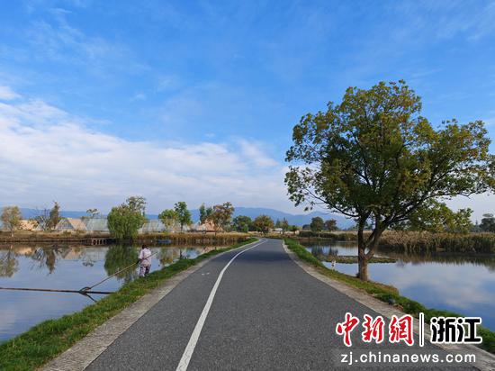 良渚古城遗址公园一景。（资料图，林波&nbsp;摄）
