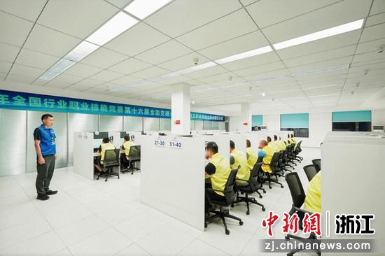 比赛现场。浙江交工&nbsp;供图
