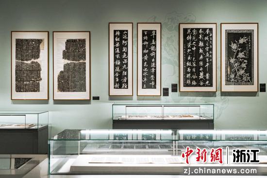 “斯文在兹——拓片中的江南文脉”展。&nbsp;杭州国家版本馆供图