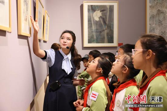 图为活动现场。（天津美术学院供图）