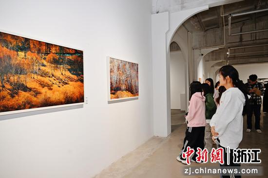 10月22日，浙江南浔，摄影联展吸引民众。陈志斌&nbsp;摄