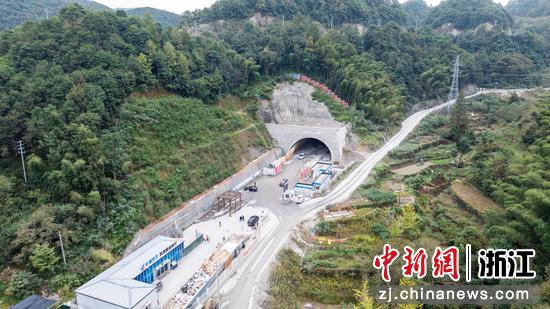 麻岙岭隧道施工现场。浙江交通集团&nbsp;供图