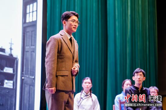 图为天津大学学生戏剧节话剧表演。（天津大学供图）