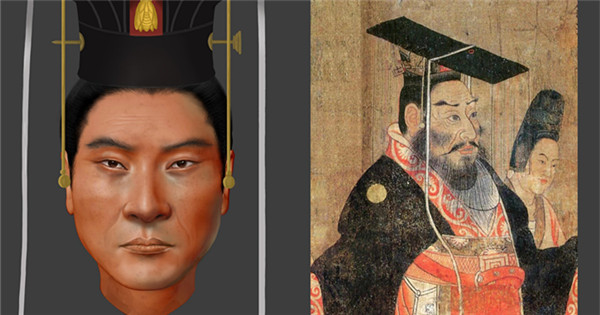 Appearance of Chinese emperor from 1,500 years ago revealed
