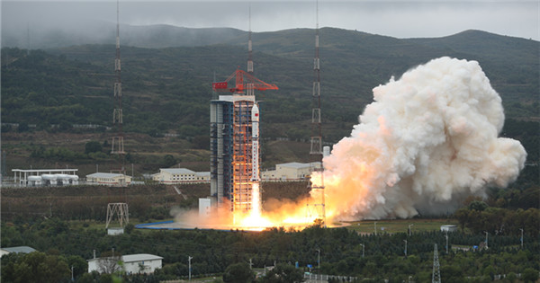 China sends six satellites into space