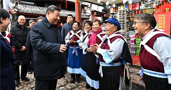 Xi inspects southwest China's Yunnan Province