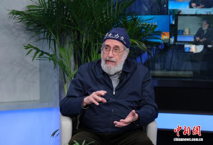 Mark Levine, a US professor at the Minzu University of China. (Photo: China News Service/Li Taiyuan)