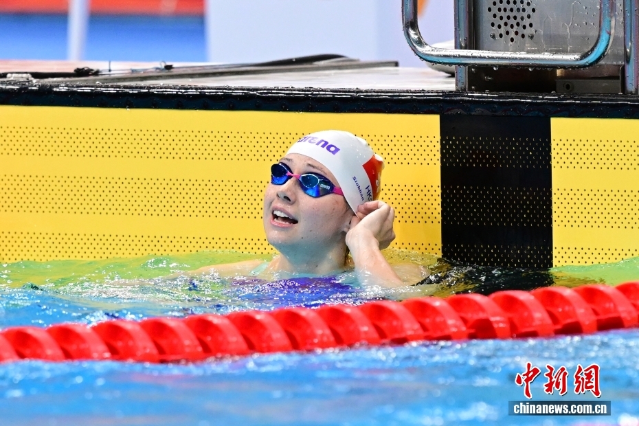 Hong Kong's Siobhan Haughey wins women's 100m freestyle gold at Aichi-Nagoya Asian Games
