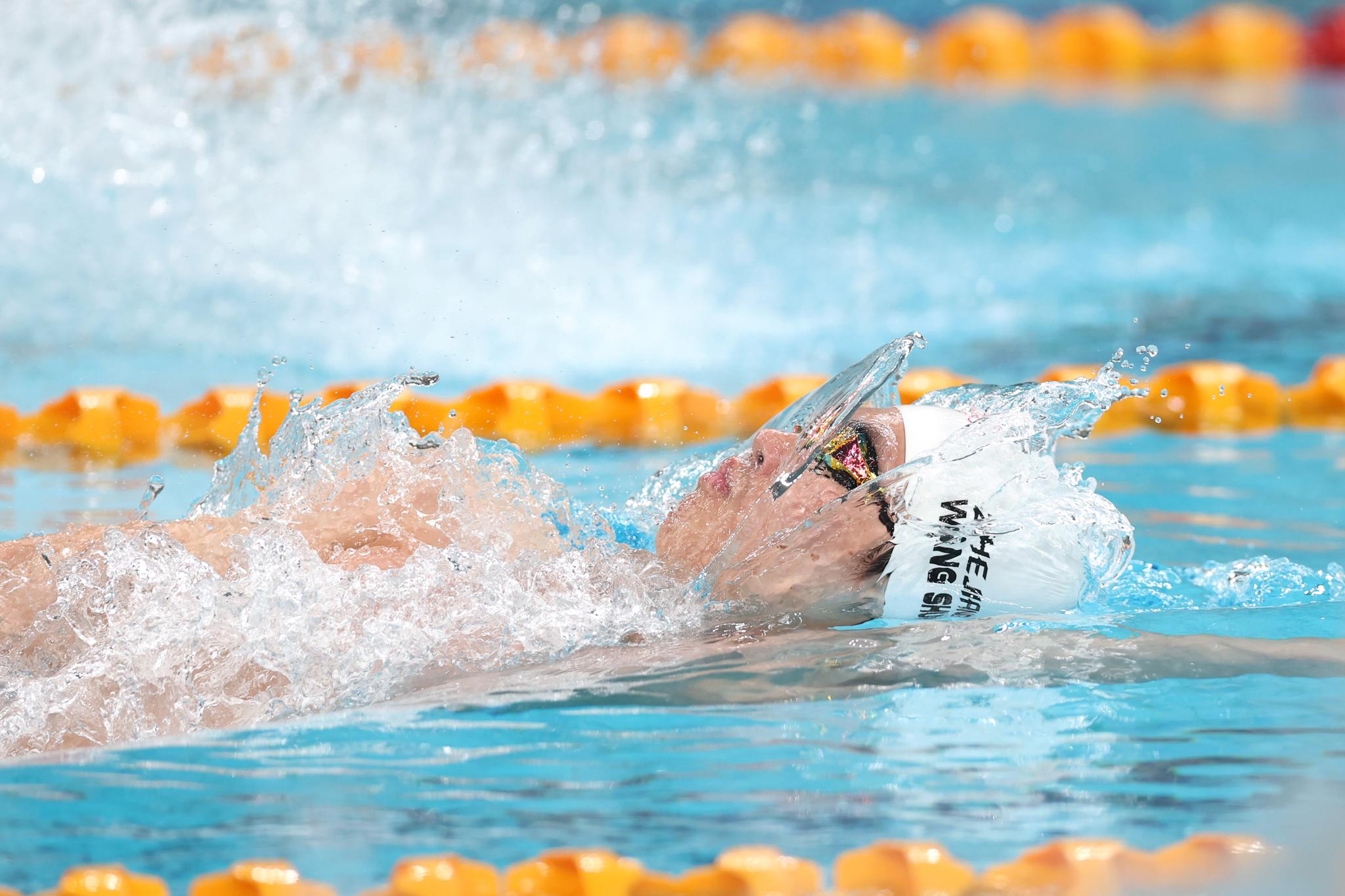 Wang Shun advances to men's 100m individual medley final at national swimming championships