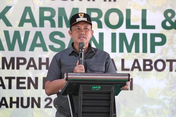 &nbsp;Regent of Morowali Iksan in Indonesia expresses appreciation for IMIP in supporting environmental improvements. [Photo provided to chinadaily.com.cn]