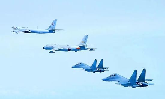 Chinese, Russian militaries hold joint aerial strategic patrol in Asia-Pacific region