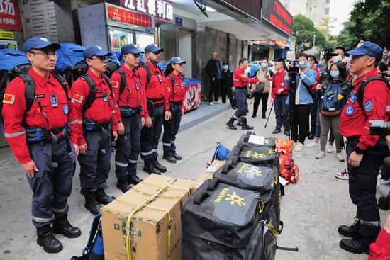 More Chinese rescue teams set off for quake-hit Türkiye