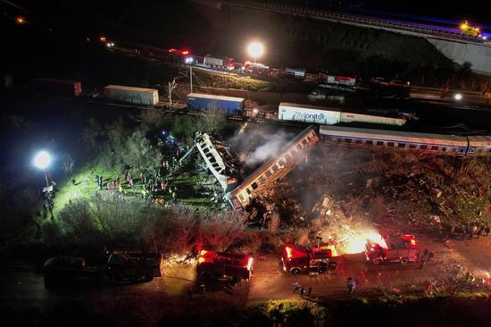Train collision in Greece kills at least 26