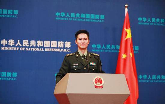 Senior Colonel Tan Kefei, spokesman for the Ministry of National Defense. (Photo/mod.gov.cn)