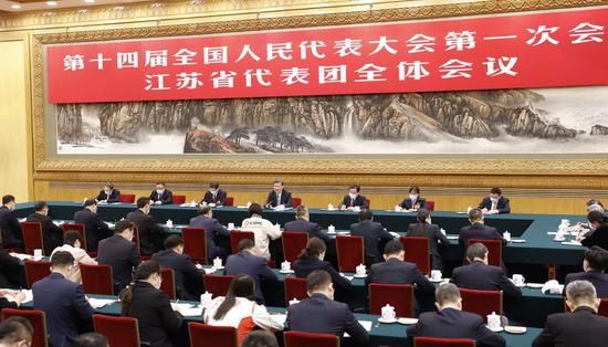 Xi takes part in deliberation of Jiangsu delegation at annual legislative session