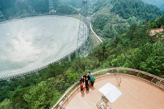 China's FAST telescope attracts visitors