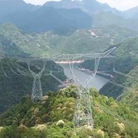 Construction of main structure of China's highest-altitude UHV substation starts