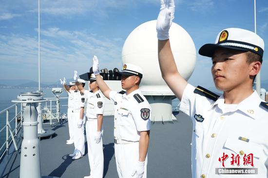 Chinese naval ship Qi Jiguang arrives in Vietnam for goodwill visit
