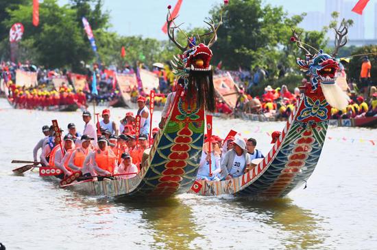 Racing tradition for Dragon Boat Festival in Fujian practiced for about 1,000 years