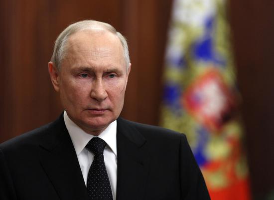 Putin calls Wagner mutiny 'treason' in televised address
