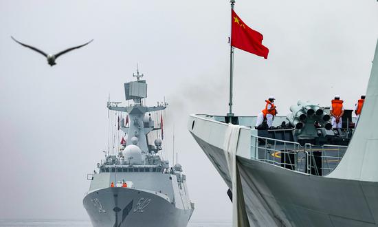 China-Russia joint drills wrap up in Sea of Japan