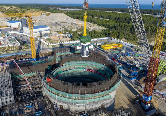 Core module of world's first commercial 'Linglong One' reactor successfully installed