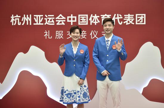Opening ceremony uniforms for Team China at Hangzhou Asian Games unveiled