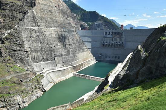 World's largest clean energy corridor Baihetan hydropower station