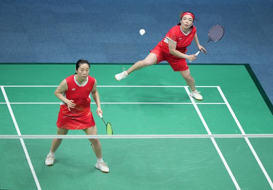 China wins gold of Women's Doubles of Badminton at 19th Asian Games