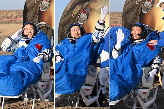 China's Shenzhou-16 astronauts return safely