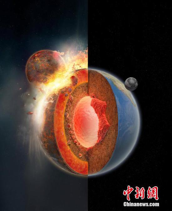 Study reveals massive anomaly in Earth’s interior from moon-forming collision