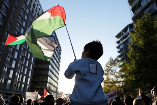 Big Palestine support rally takes place in London